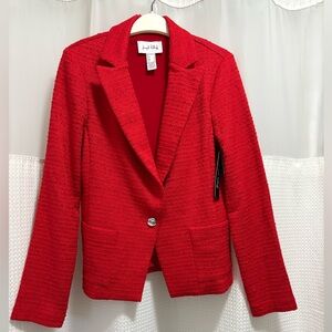 Joseph Ribkoff Vibrant Red Blazer